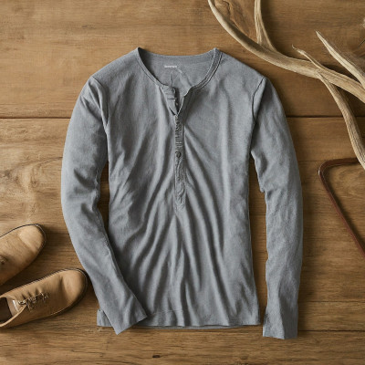 Comfortable and Simple Henley Longsleeve for April of 2024 Profile Picture