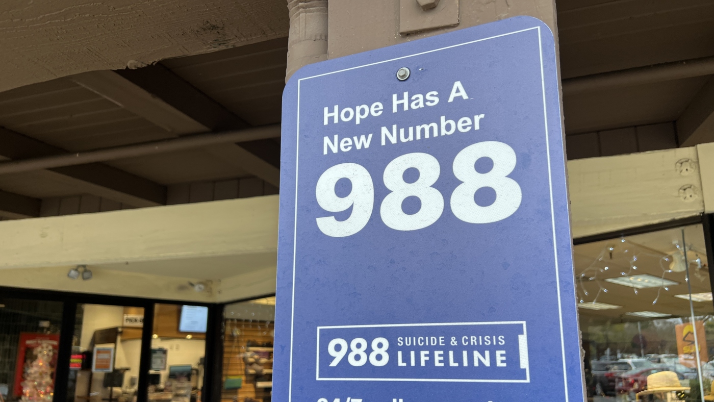 The 988 Lifeline's 'press 3' option for LGBTQ+ young people has been defunded : Shots - Health News : NPR