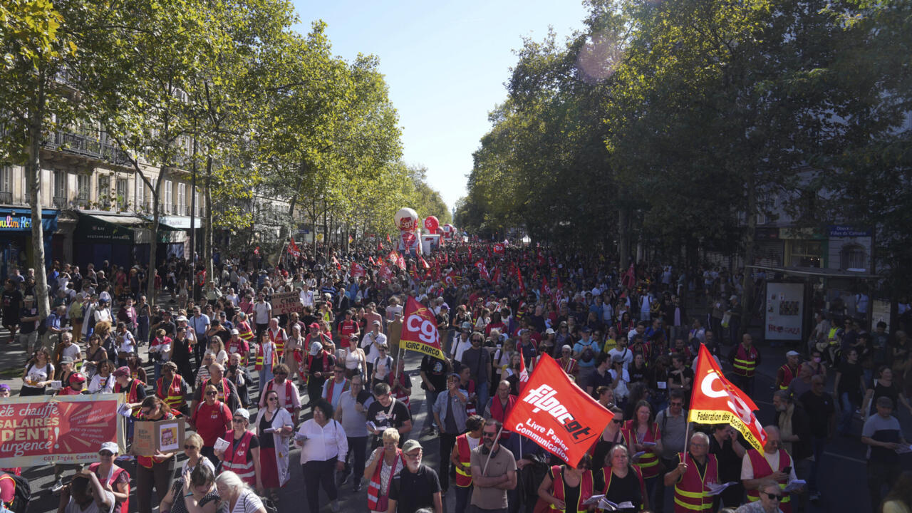 Anti-austerity strikes and protests rock France, pressure Macron