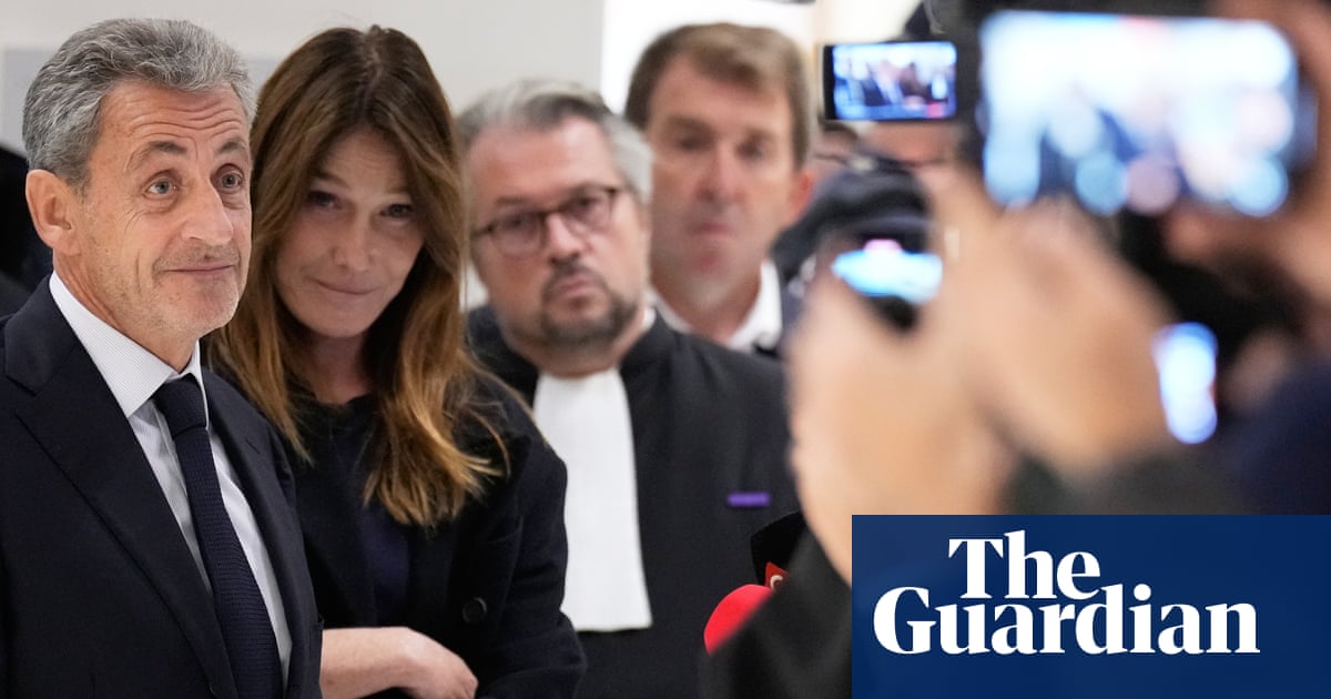 Nicolas Sarkozy given five-year prison sentence after Libya trial | Nicolas Sarkozy | The Guardian