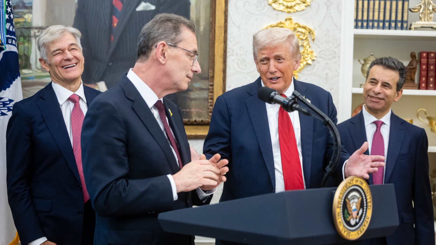 TrumpRx website for drug discounts is part of Pfizer deal : Shots - Health News : NPR