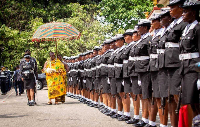IGP promotes all members of special female unit named after Otumfuo  - MyJoyOnline