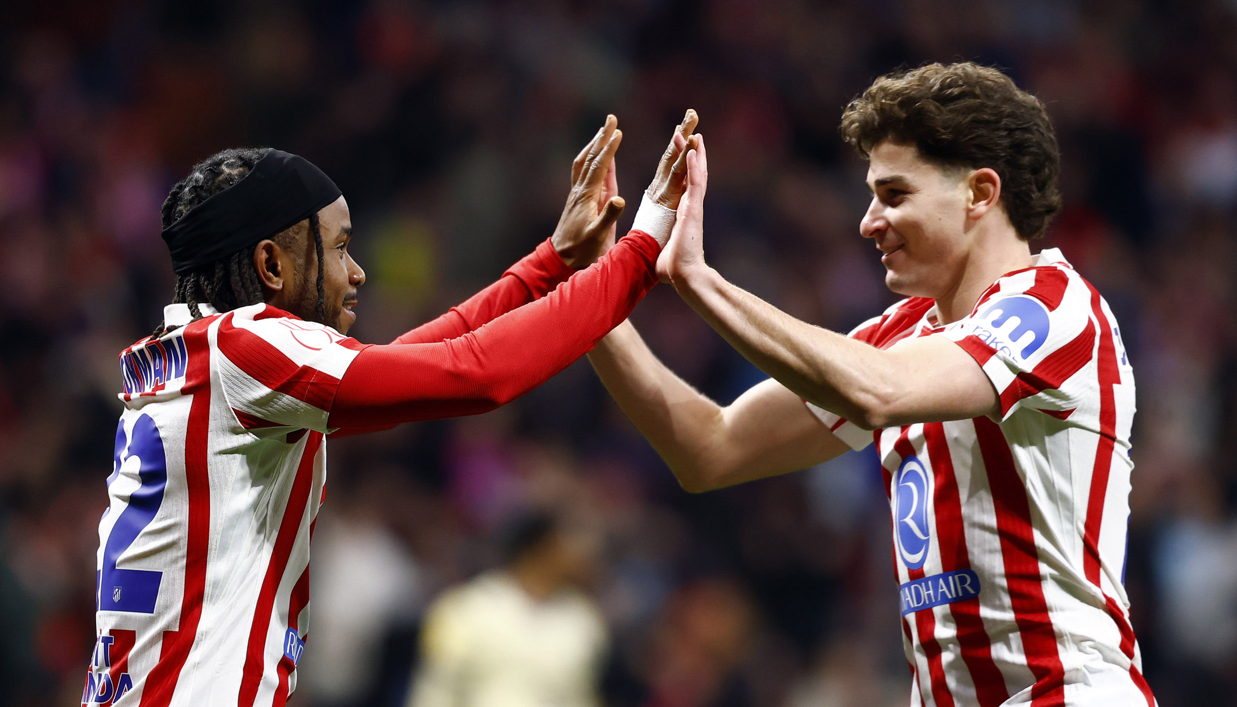 “We got that energy from our fans”: Lookman speaks on Atlético’s demolition of Barcelona