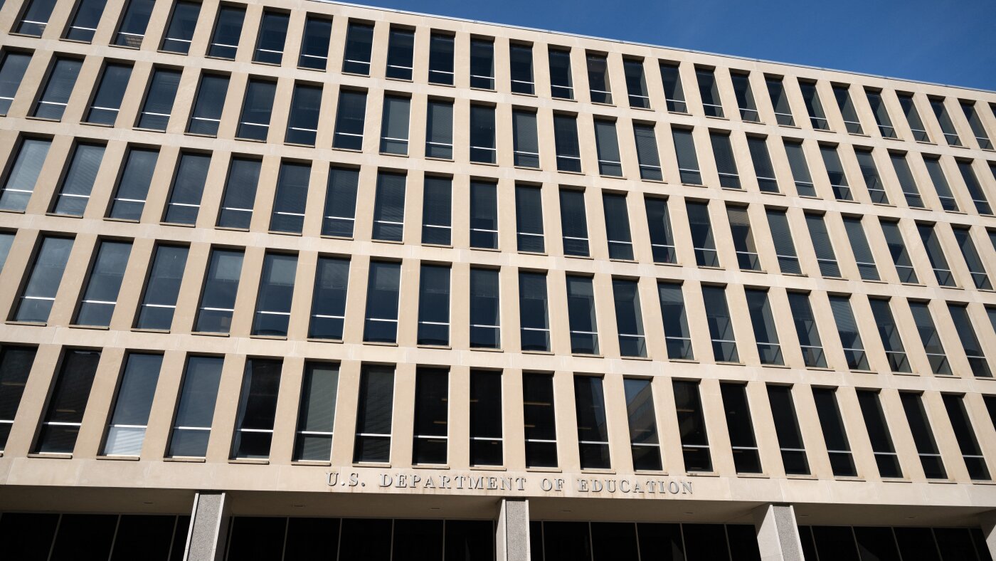 The Education Department will vacate its headquarter building : NPR
