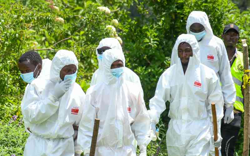 We were kept in the dark, police say to questions over Kericho mass grave  - The Standard
