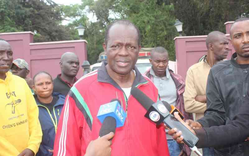 Tuju asks DCI to arrest those behind business property raid  - The Standard