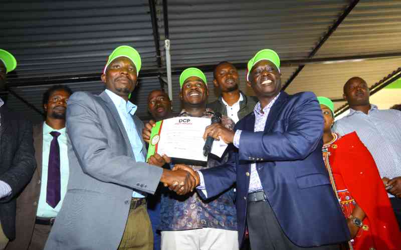 Gachagua unveils DCP candidate for Emurua Dikirr seat, vows to defend Kipsigis community  - The Standard