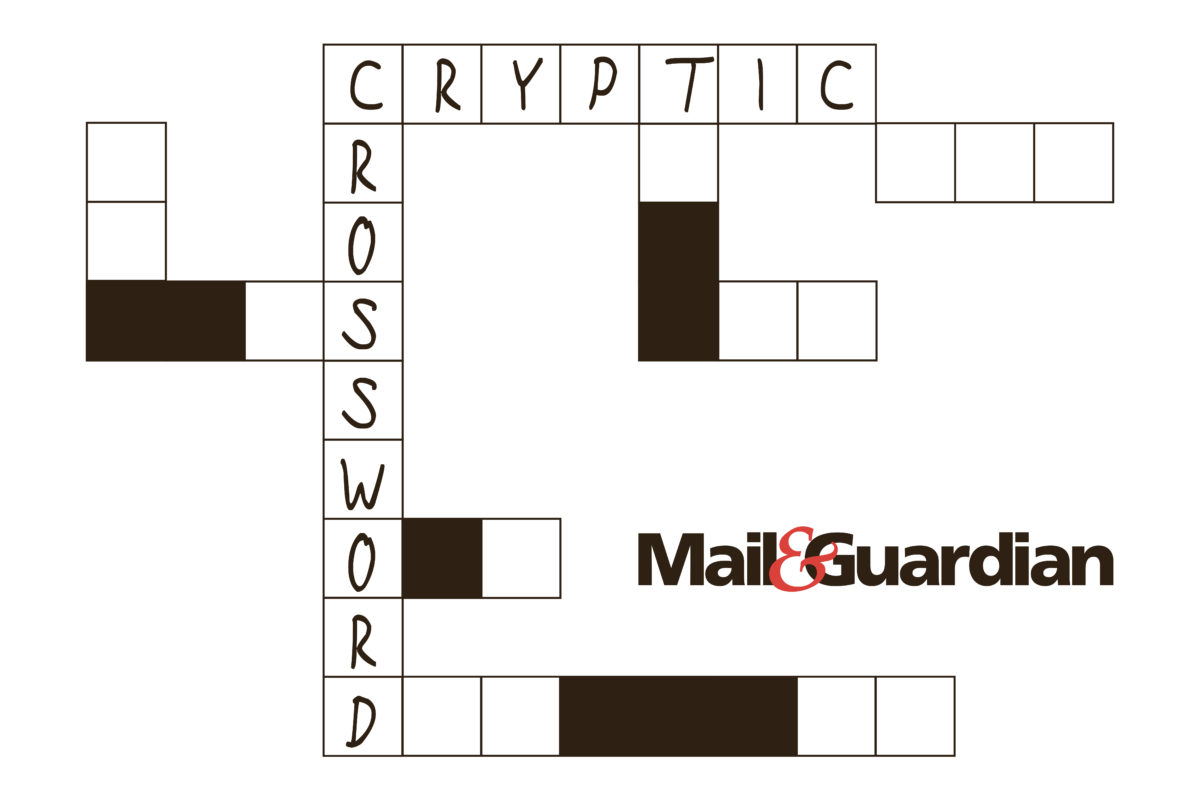 Cryptic Crossword JDE 525  The Mail  Guardian