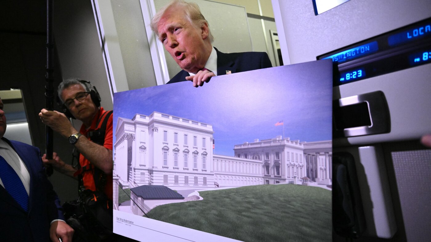 What Trump ballroom fight reveals about White House bunker : NPR