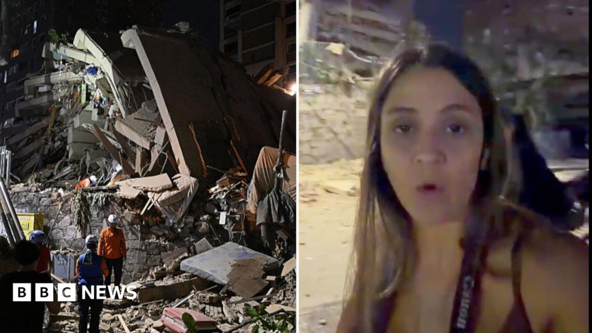 Venezuela: Carascas residents describe panic as earthquakes hit - BBC News