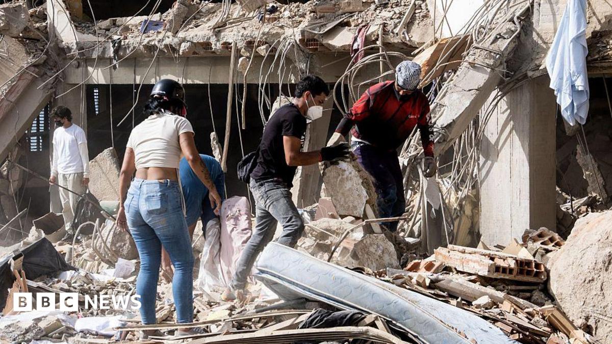 Every person saved is a miracle: Families call to trapped loved ones in region devastated by Venezuela quakes - BBC News
